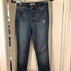 Madewell 10” size 25 jeans